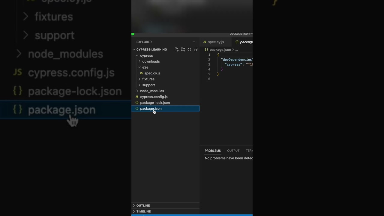 Cypress base url set. base url setup.