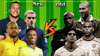 Mbappe,Griezmann,Neymar,Vinicius🆚Zidane,Henry,Ronaldo9,Kaka👊💪🔥