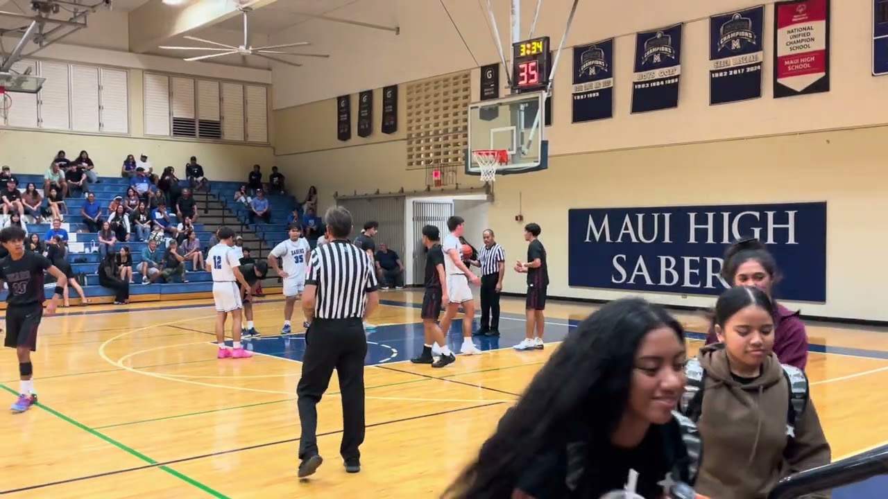 Baldwin Vs Maui High School 1st Half 01/06/2026