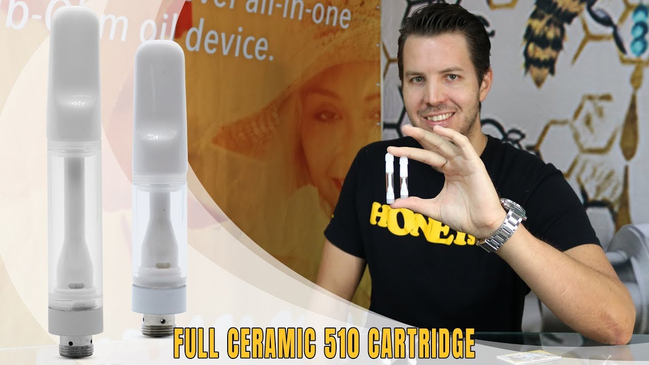 Honeystick Full Ceramic 510 Cartridge That Complies With All Of The Latest Heavy Metals Testing