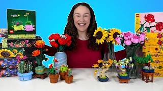 Building Every LEGO Flower Set!! (Compilation)