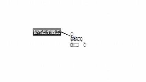 Max Tutorial: counter Object (Part 3)