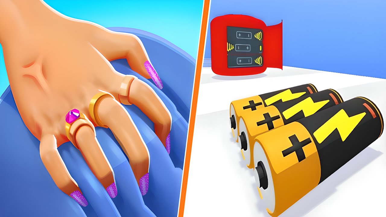 Hand Strike vs Battery Run - All Levels Gameplay Android,iOS - NEW UPDATE Best Apk Games
