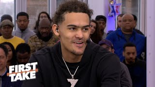 Trae Young: NBA All-Star, Team USA snub, Luka Doncic comparisons \& favorite PG matchups | First Take