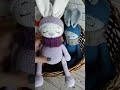 Вязаная игрушка Зайка-сплюшка