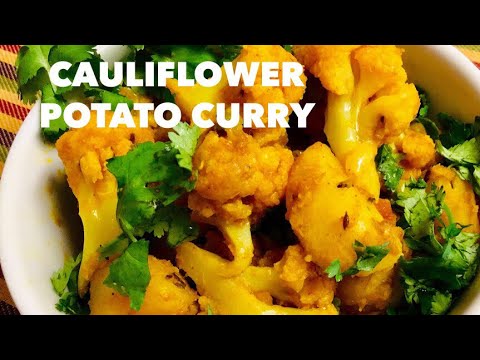 CAULIFLOWER POTATO RECIPE  NO ONION NO GARLIC ALOO GOBI RECIPE  VEGAN RECIPE