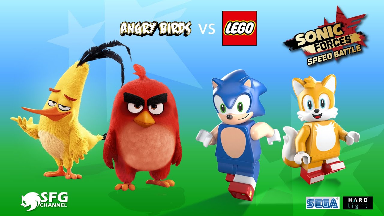 Sonic Forces Speed Battle ANGRY BIRDS vs LEGO Gameplay - YouTube
