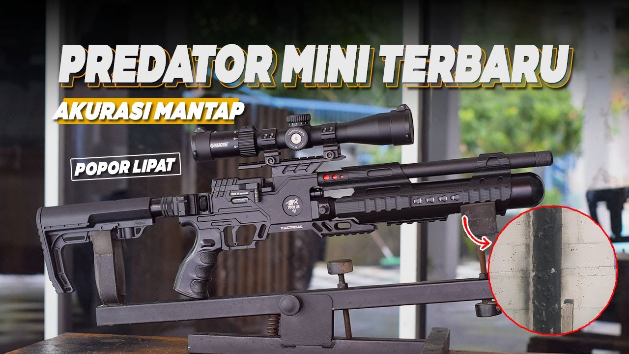 TES UNIT BARU PREDATOR MINI AKURASI MANTAP !! PROMO SENAPAN ANGIN PCP PREDATOR MINI TERBARU 2025