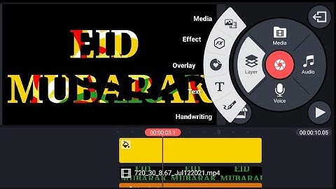 Kingmaster text effects tutorials. text effect eid mubarak. text colour changing animation.