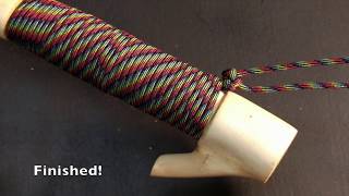 Simple Paracord Hiking Stick Wrap