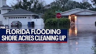 Florida residents recovering from Hurricane Idalia are flooded again