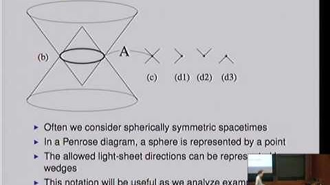 Entropy Bounds, Light-sheets, and the Holographic Principle... part 1 continued - Raphael Bousso