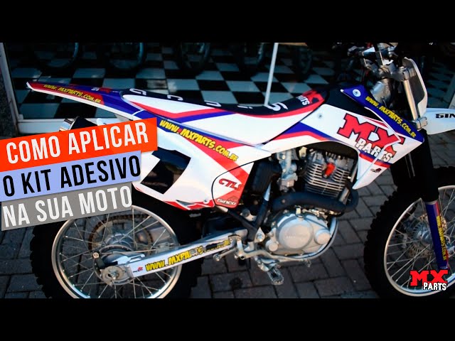 Kit Adesivo Motos Honda Crf 230 250 450 Motocross Trilha Mx