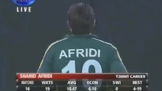 Shahid Afridi Brilliant Spell vs Australia Dubai 2009