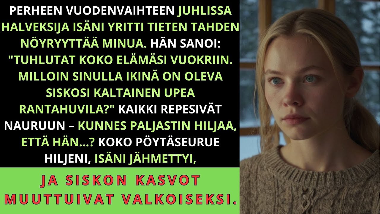 Isä sanoi vuosijuhlissa: 