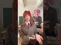Natsuki and Monika?! #ddlc #dokidokiliteratureclub #cosplaygirl #dokidoki #cosplayers