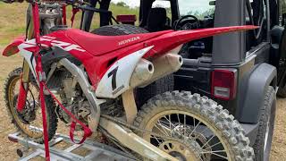 HARBOR FREIGHT HAULMASTER400 Lb. ReceiverMount Motorcycle Carrier 3 month REVIEW