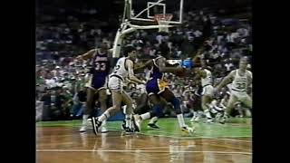 Magic Johnson - Junior Sky Hook - NBA Playoffs 1987