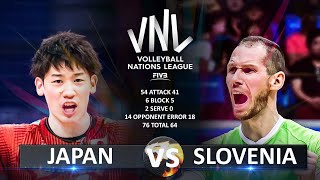 Japan vs Slovenia - Quarter Finals | Men's VNL 2023