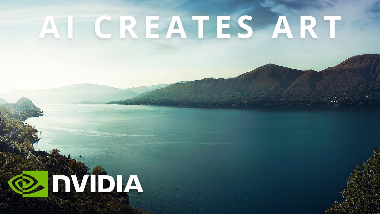 Creating art with ai nvidia gaugan youtube