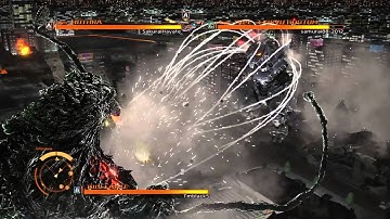 GODZILLA PS4 versus mode : Biollante vs. Kiryu vs. Mothra (adult)