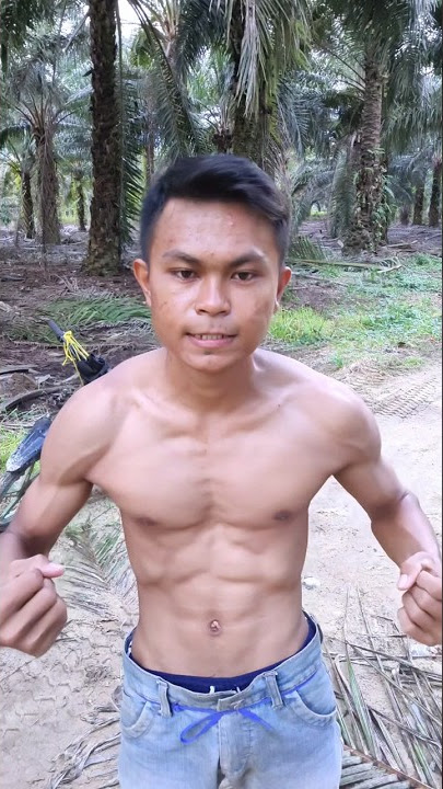 Bonus kerja di sawitan badan jadi sixpack 😁 #shorts