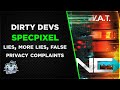 Dirty Devs: SpecPixel Entertainment and New Citizen - Lies, More Lies ,and Privacy Complaints