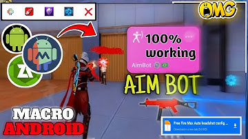 Macroandroid Free Fire Ob51 | Macro ff Android ob51 ☠️🎯 Tutorial | Macro Droid New Headshot Script 📂