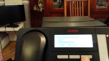 Avaya IP office using the phone contact list