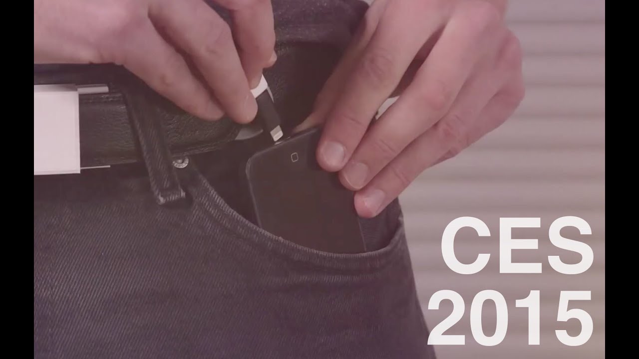Rechargeable Belt! XOO by Nifty at CES 2015