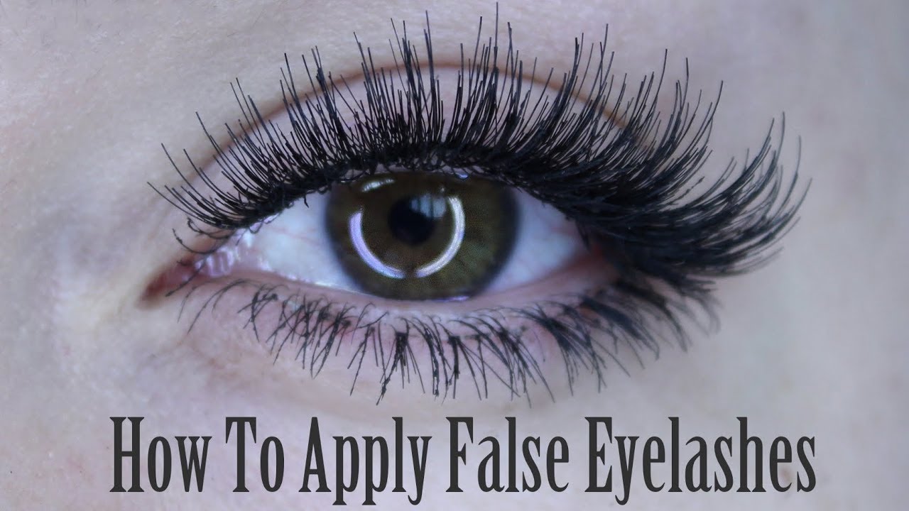 How to apply false/artificial eyelashes - DIY step by step tutorial ...