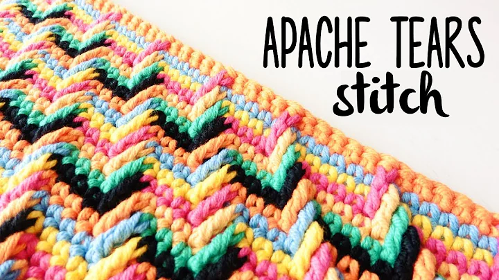 Learn the mesmerizing Apache Tears crochet stitch!