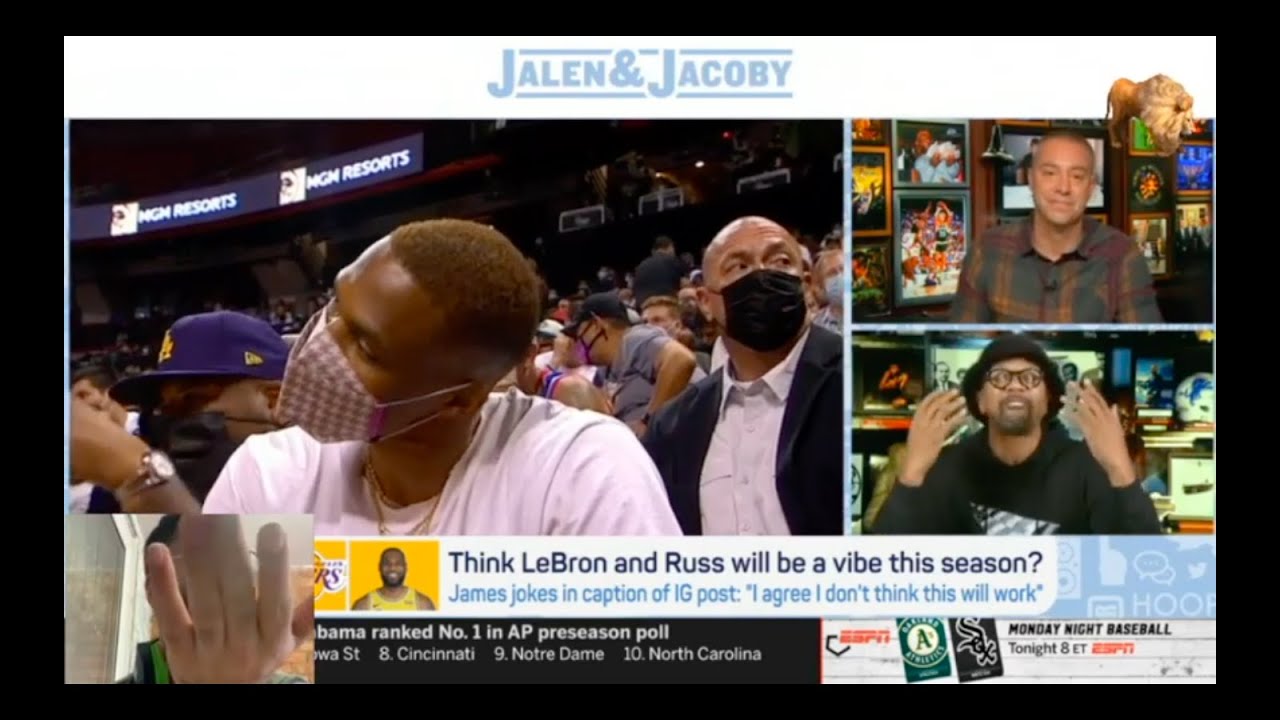 FULL Jalen Jacoby | Jalen Rose is sure LeBron Russ will vibe this season lead Lakers to Championship