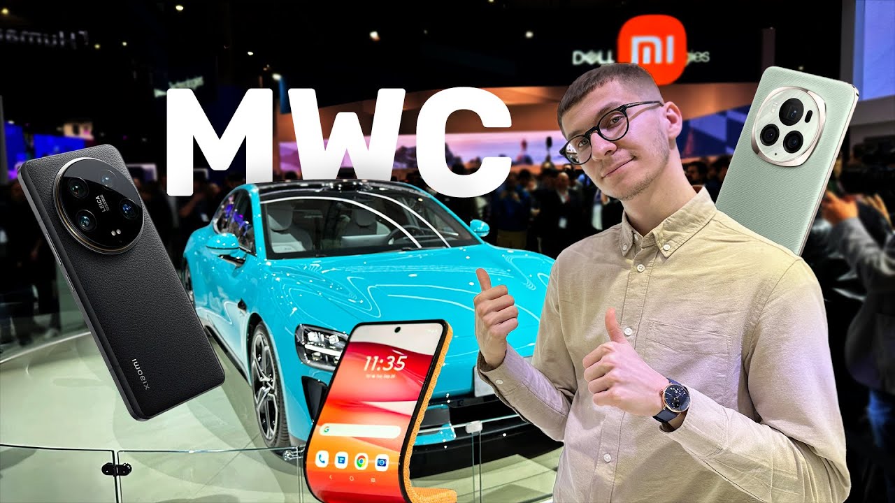 MWC 2024 - Mașina Xiaomi, telefoane Ultra, ecrane Transparente - YouTube