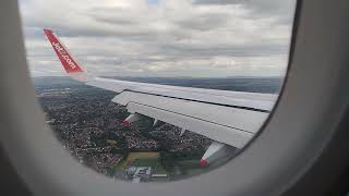 Landing at Manchester airport from Zante 17.06.26 Jet2