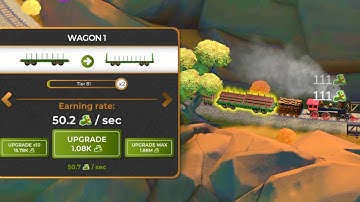 Idle Train (Gameplay Android)