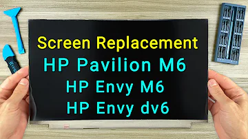 Laptop screen replacement HP Envy M6, Envy dv6, Pavilion M6