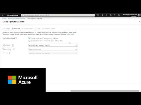 How to connect to a storage account using private link | Azure Portal Series