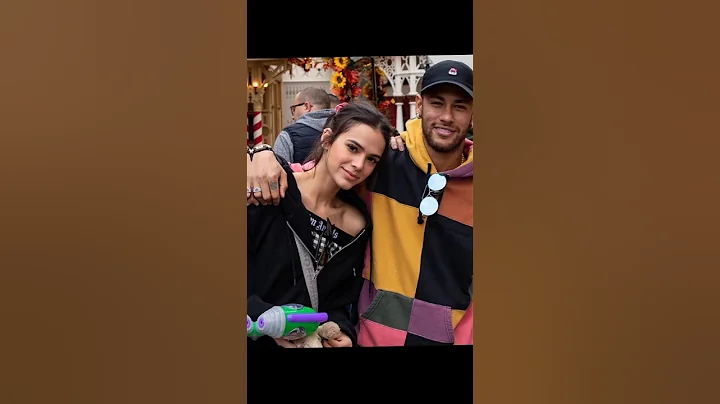 💖😍 Neymar Jr with His Ex GF Bruna Marquezine 🥵🥶🔥 || #shorts #trending #viral #neymar #football