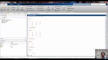 Working with Matrices in Matlab