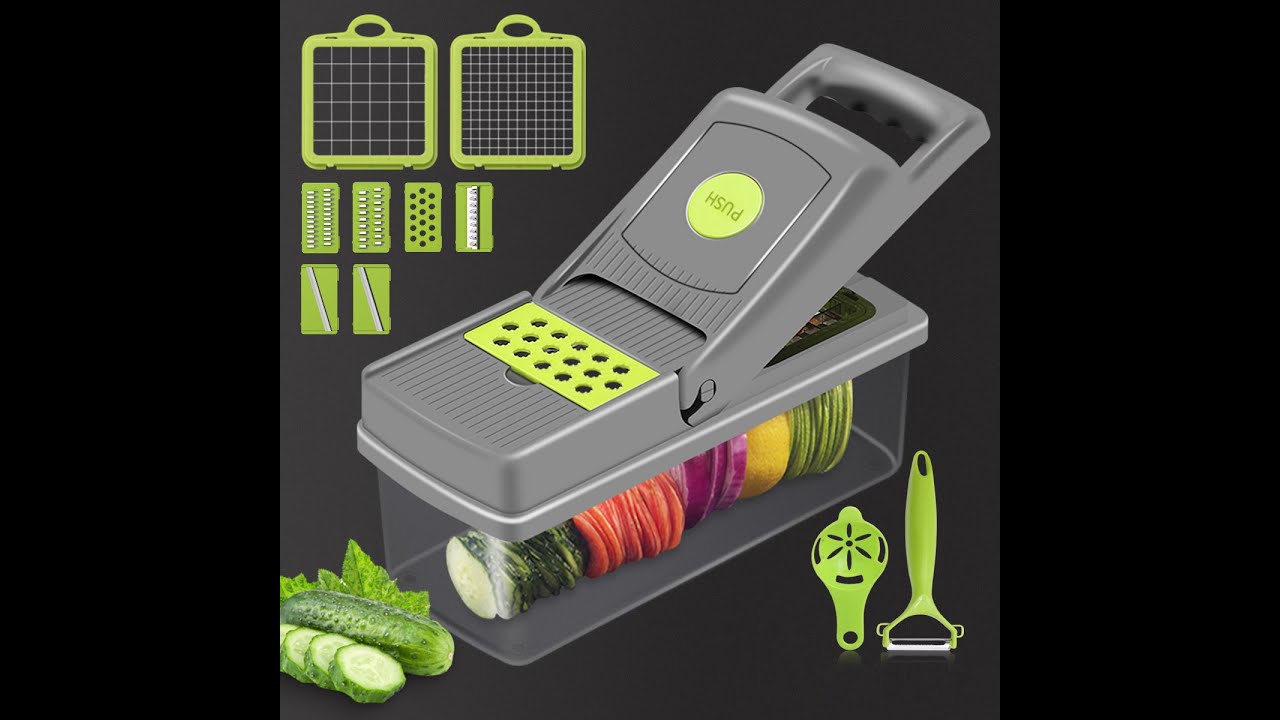 Kitchen Utensil Multifunctional Vegetable Cutter Slicer Grater Manual Vegetable Cutter