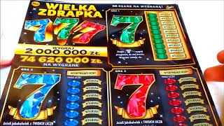 Zdrapki Lotto # 55 Zdrapki za 300zł  paczka Wielkiej Zdrapki 777  Wielka wygrana czy wtopa ?