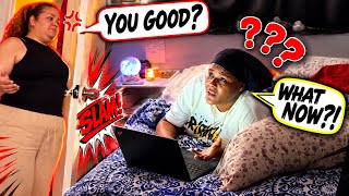 She Kept SLAMMING My DOOR & Asking CRAZY Questions 😳