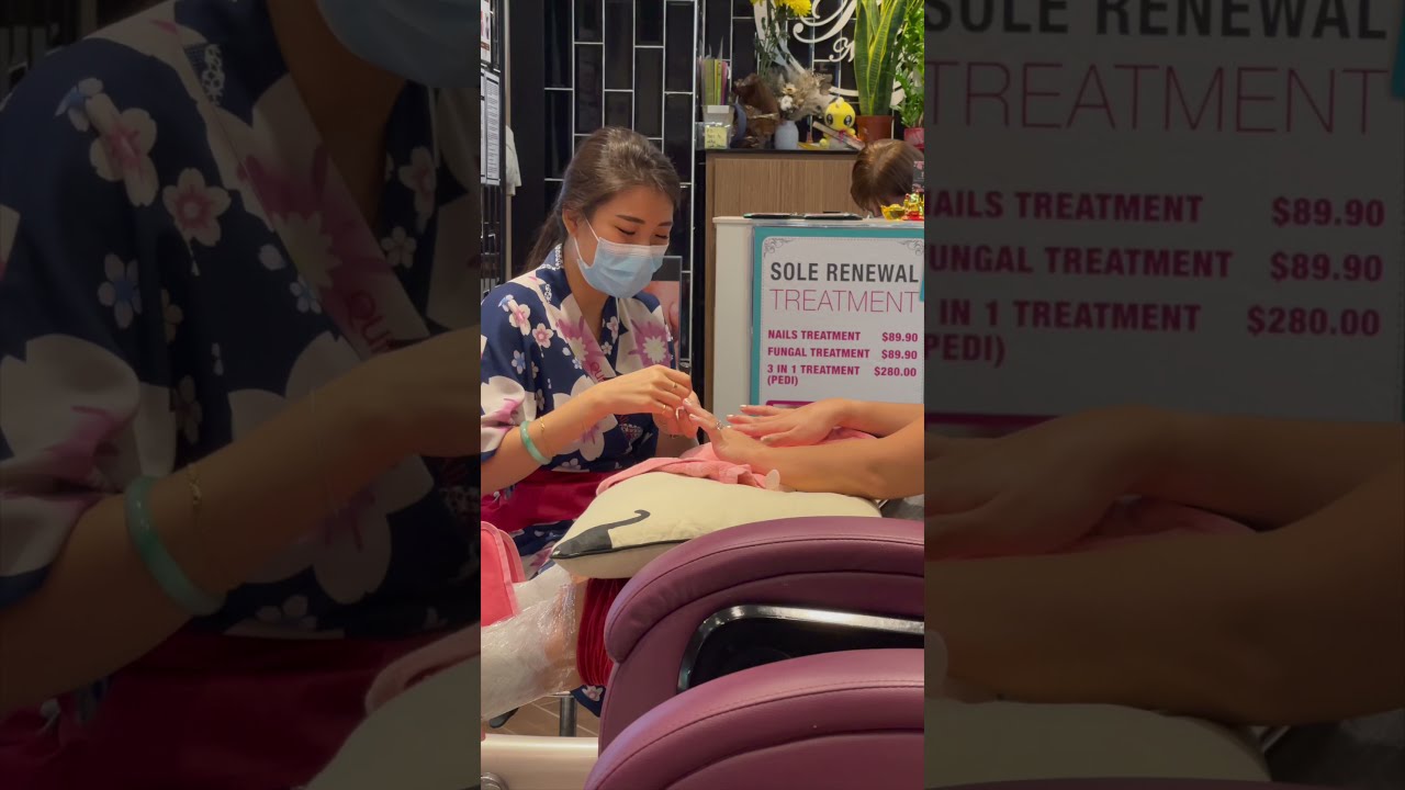 Pixie Nail Spa Experience | Classic Manicure $29 with Massage Chair | Plaza Singapura Branch 