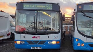 Preserved Ulsterbus B10Ble 2823 Starting Up For The First Time In 11 Months.