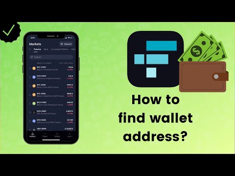 Where is the FTX Wallet Address on FTX App?