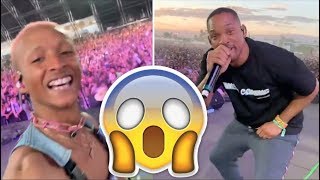 Will Smith Rocks Coachella During Surprise Performance With Son Jaden