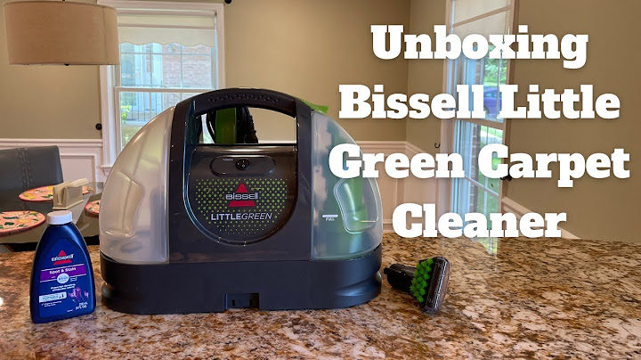 Bissell little green portable carpet and upholstery cleaner