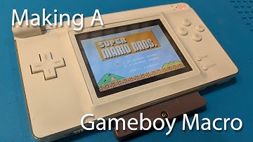 How to Make a Gameboy Macro from a DS Lite