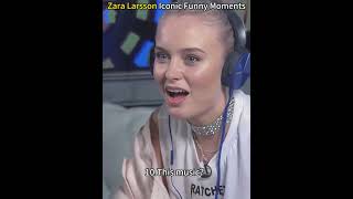 She’s so unserious i love her.#zaralarsson #celebrity #shorts  #popculture #iconicmoment #funny